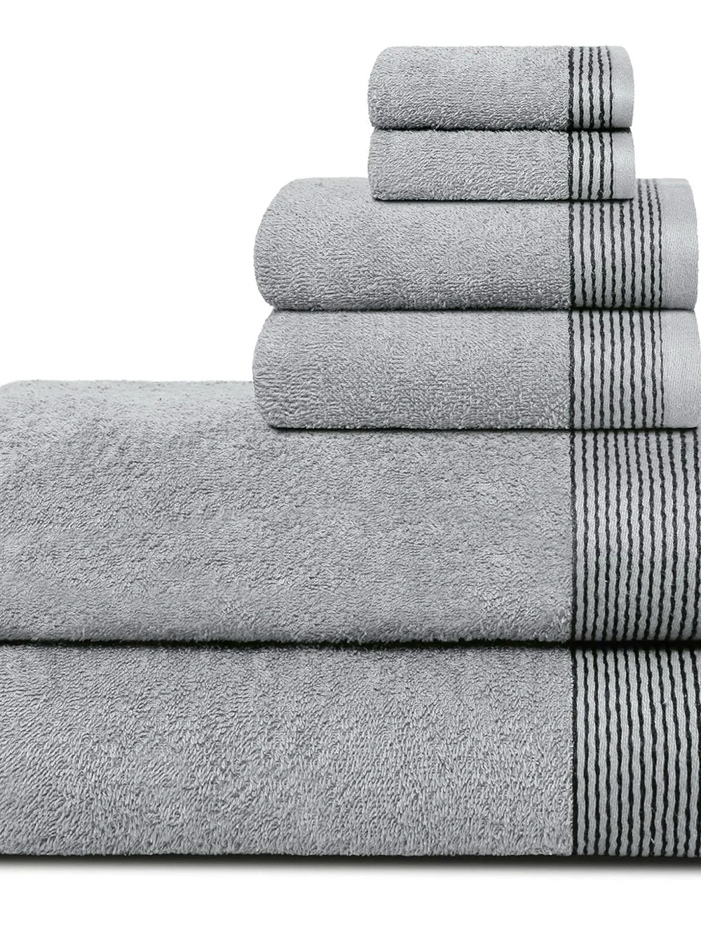 Belizzi Home 100% Cotton Ultra Soft 6 Pack Towel Set. NEW